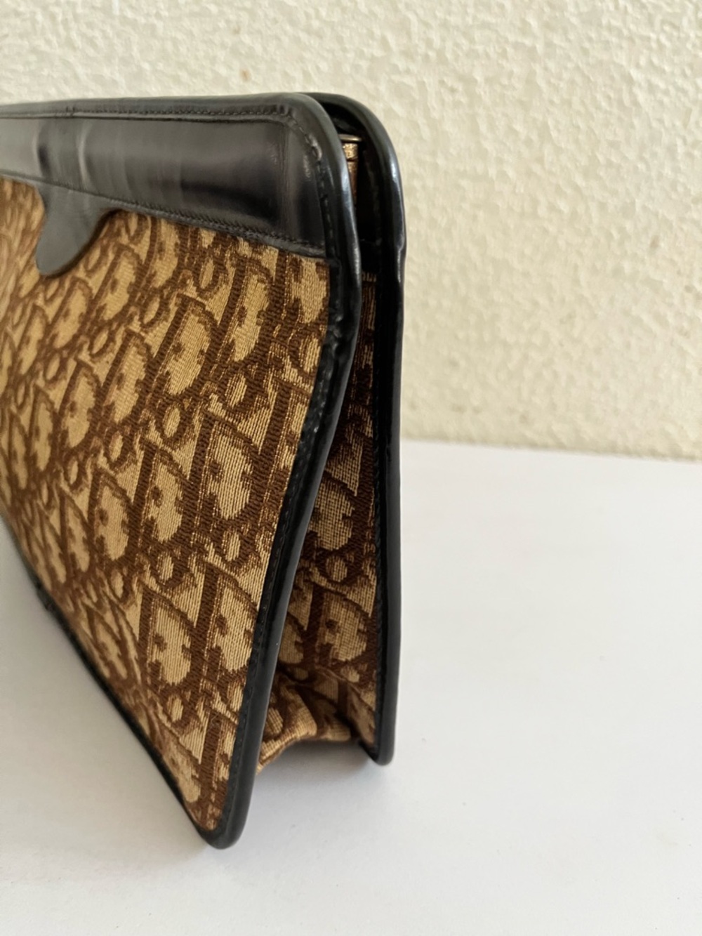 Dior Monogram Canvas Clutch in Brown - Picture 11 of 13